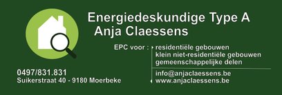 Energiedeskundige Anja Claessens - Moerbeke-Waas