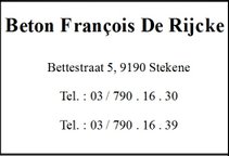Beton Francois De Rijcke - Stekene
